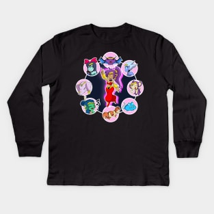 Shantae Half Genie Hero Kids Long Sleeve T-Shirt